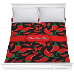 Chili Peppers Comforter - Full / Queen (Personalized)