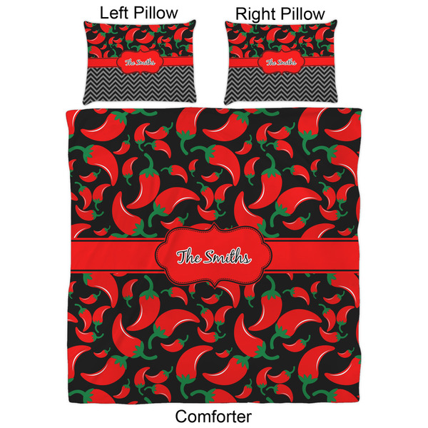 Chili Peppers Comforter Set - Queen - Approval