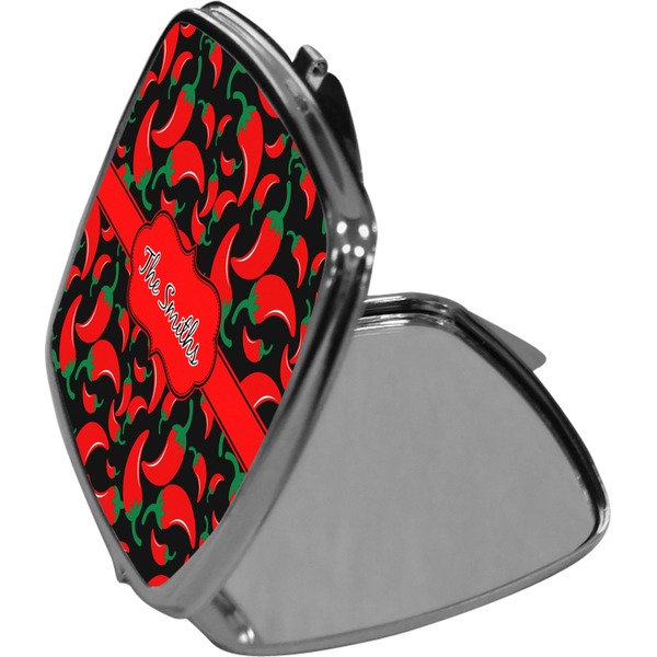 Chili Peppers Compact Mirror (Side View)