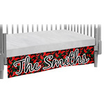 Chili Peppers Crib Skirt w/ Name or Text