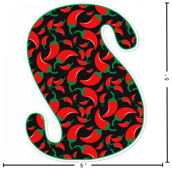 Chili Peppers Custom Shape Iron On Patches - L - APPROVAL