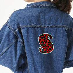 Chili Peppers Twill Iron On Patch - Custom Shape - X-Large - Set of 4 (Personalized)