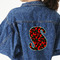 Chili Peppers Large Custom Shape Patch - 2XL (Personalized)