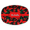 Chili Peppers Microwave & Dishwasher Safe CP Plastic Platter - Main