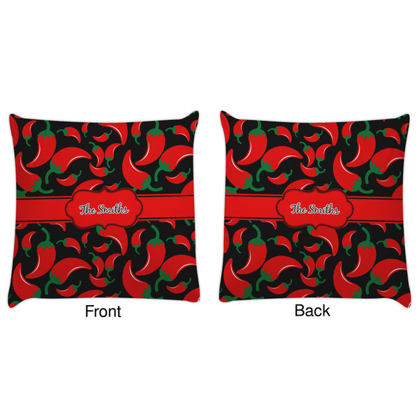 Chili Peppers Decorative Pillow Case - Approval