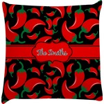 Chili Peppers Decorative Pillow Case (Personalized)