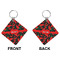 Chili Peppers Diamond Keychain (Front + Back)