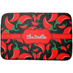 Chili Peppers Dish Drying Mat w/ Name or Text