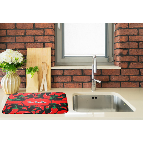 Chili Peppers Dish Drying Mat - LIFESTYLE 2