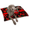 Chili Peppers Dog Bed - Large LIFESTYLE