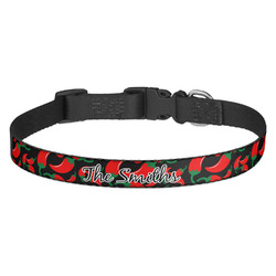 Chili Peppers Dog Collar (Personalized)