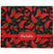 Chili Peppers Dog Food Mat - Large without Bowls