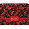Chili Peppers Dog Food Mat - Medium without bowls