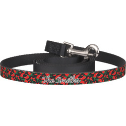 Chili Peppers Dog Leash (Personalized)