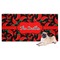 Chili Peppers Dog Towel (Personalized)