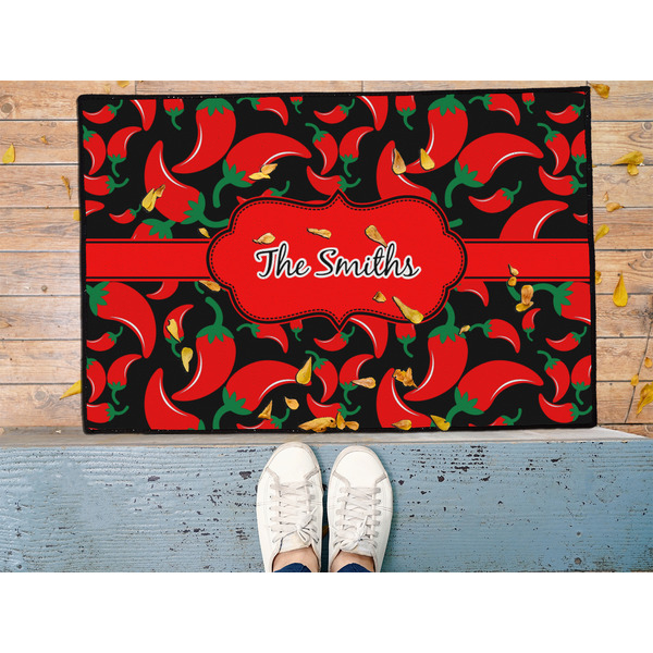 Chili Peppers Door Mat - LIFESTYLE (Med)
