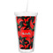 Chili Peppers Double Wall Tumbler with Straw (Personalized)