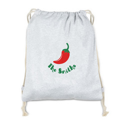 Chili Peppers Drawstring Backpack - Sweatshirt Fleece - Double Sided (Personalized)