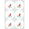 Chili Peppers Drink Topper - Large - Set of 6