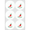 Chili Peppers Drink Topper - XLarge - Set of 6