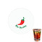Chili Peppers Printed Drink Topper - 1.5" (Personalized)