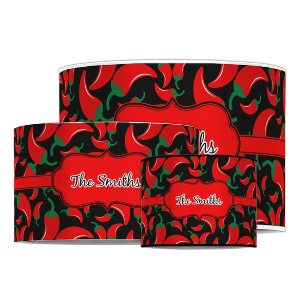 Chili Peppers Drum Lampshades - MAIN