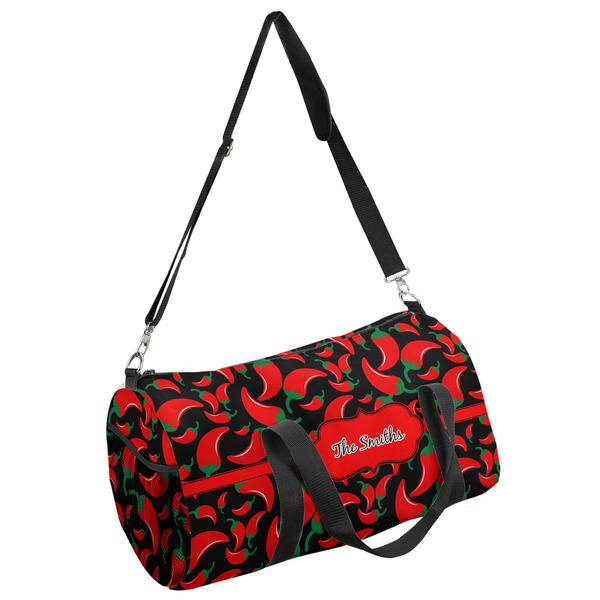 Custom Chili Peppers Duffel Bag - Large (Personalized)