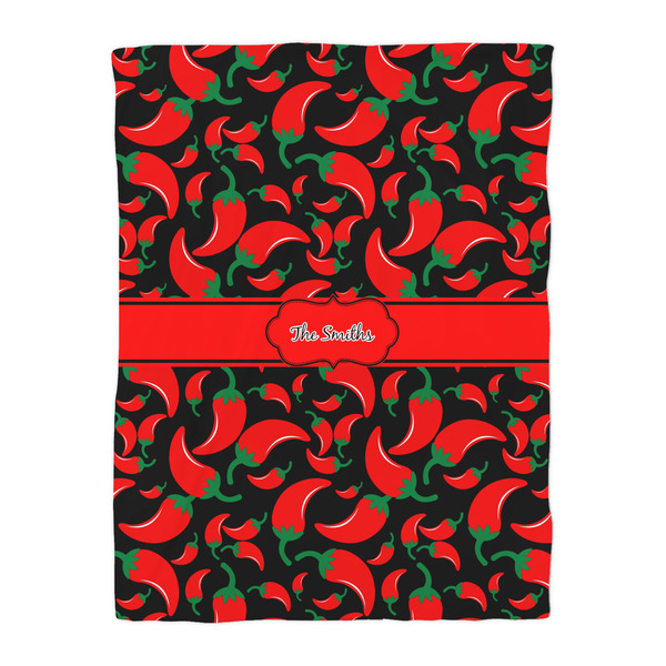 Chili Peppers Duvet Cover - Twin - Front
