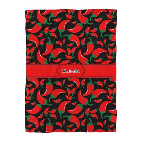 Chili Peppers Duvet Cover - Twin XL - Front