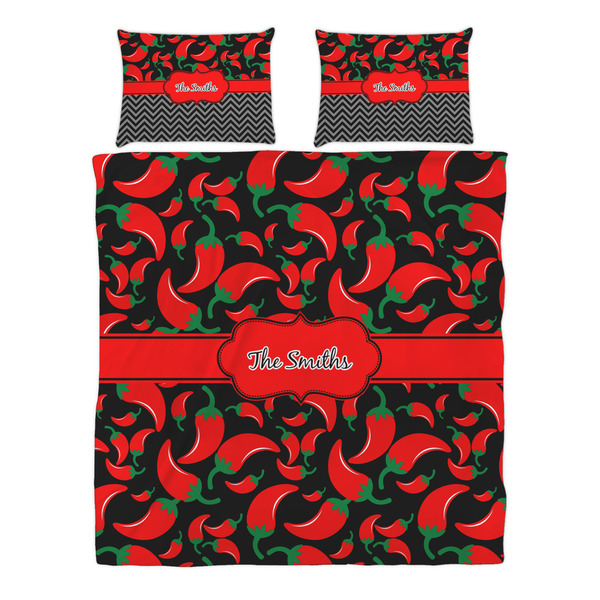 Chili Peppers Duvet cover Set - Queen - Alt Approval