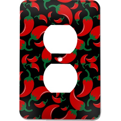 Chili Peppers Electric Outlet Plate (Personalized)