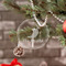 Chili Peppers Engraved Glass Ornaments - Round (Lifestyle)