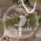 Chili Peppers Engraved Glass Ornaments - Round-Main Parent