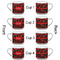 Chili Peppers Espresso Cup - 6oz (Double Shot Set of 4) APPROVAL