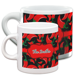 Chili Peppers Espresso Cup (Personalized)