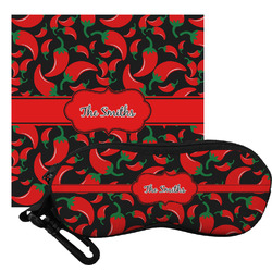 Chili Peppers Eyeglass Case & Cloth (Personalized)