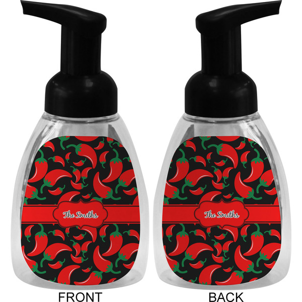 Chili Peppers Foam Soap Bottle (Front & Back)