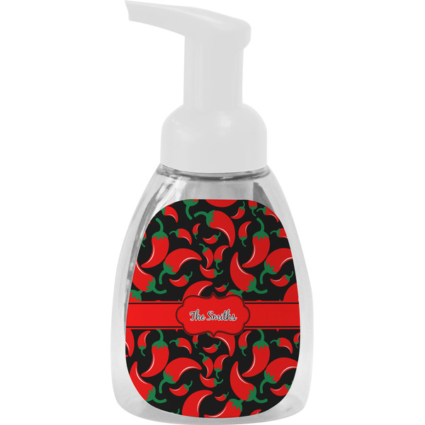 Custom Chili Peppers Foam Soap Bottle (Personalized)