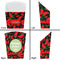 Chili Peppers French Fry Favor Box - Front & Back View