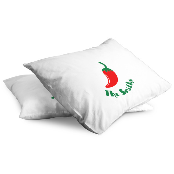 Chili Peppers Full Pillow Case - TWO (partial print)