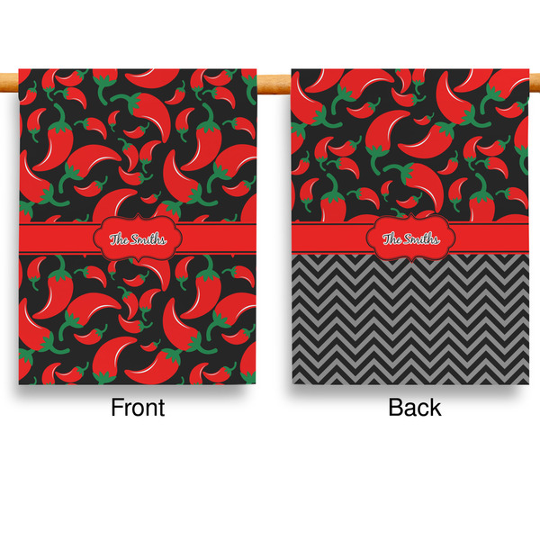 Chili Peppers Garden Flags - Large - Double Sided - APPROVAL