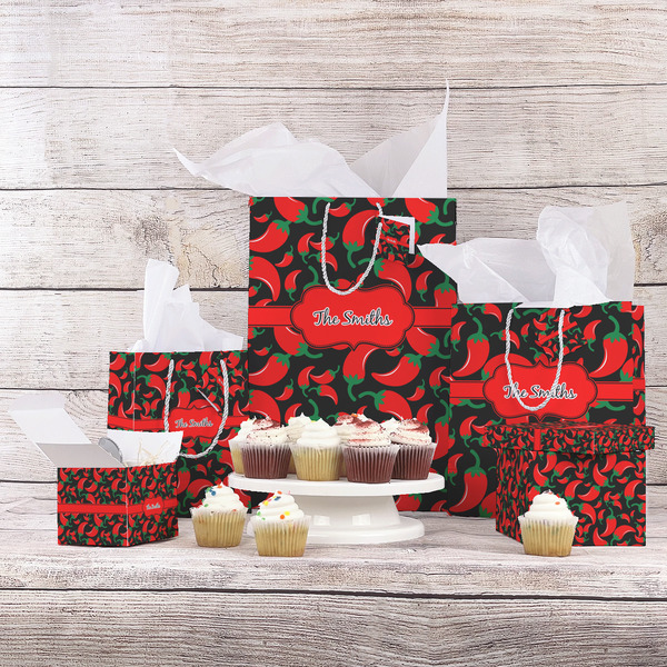 Chili Peppers Gift Bags - In Context