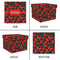 Chili Peppers Gift Boxes with Lid - Canvas Wrapped - Large - Approval