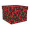 Chili Peppers Gift Box with Lid - Canvas Wrapped - Large (Personalized)