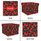 Chili Peppers Gift Boxes with Lid - Canvas Wrapped - Small - Approval