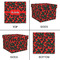 Chili Peppers Gift Boxes with Lid - Canvas Wrapped - X-Large - Approval
