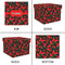 Chili Peppers Gift Boxes with Lid - Canvas Wrapped - XX-Large - Approval