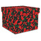 Chili Peppers Gift Box with Lid - Canvas Wrapped - XX-Large (Personalized)