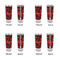 Chili Peppers Glass Shot Glass - 2 oz - Set of 4 - APPROVAL