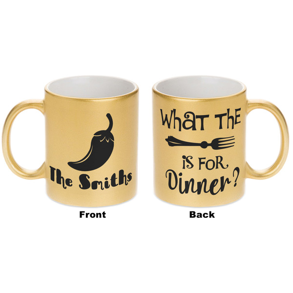 Chili Peppers Gold Mug - Apvl